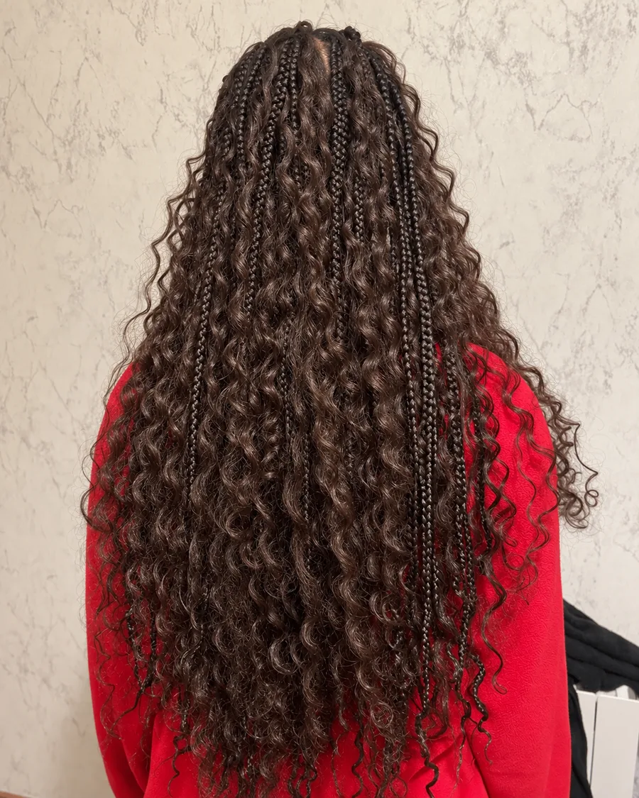 Knotless Braids a domicilio en Bilbao — Olon trenzas africanas